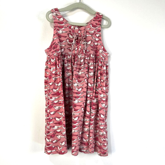 Pink Chicken Other - Pink Chicken Girls Bird Print Tank Dress
